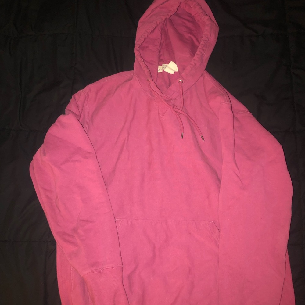 DARK PINK H&M HOODIE